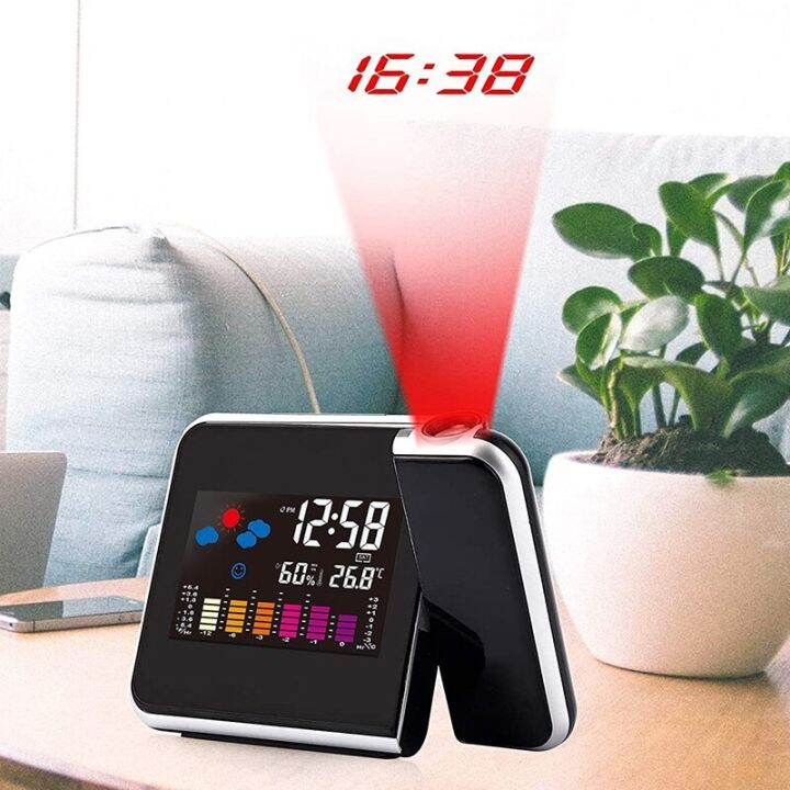 Led Digital Smart Alarm Clock Electronic Desktop Clocks USB Snooze Wake