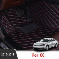 Car Floor Mats For CC 2018 2017 2016 2015 2014 2013 2012 2011 2010 Auto Interiors Accessories Styling Custom For Volkswagen VW