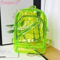 Unisex Transparent Visible Backpack Lightweight Casual Travel Rucksack Waterproof Multi-Purpose for Teenagers Students 【AUG】