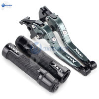 ที่มีโลโก้สำหรับ Yamaha XMAX250 XMAX 125 XMAX 400 X-MAX 200 Xmax 250 400 2021 2022อลูมิเนียม C Ombo Set ปรับพับขยายเบรคคลัทช์คันโยก H Andlebar จับ