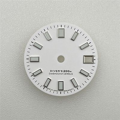 28.5Mm Watch Dial For NH35 Movement Modified Part Green Luminous Dials For NH35A/4R35 Mechanical Watches Accessories No Logo