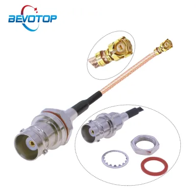 RG178 Cable BNC Female to IPEX1 Female Jack uFL u.FL IPX Connector 50 Ohm Pigtail RF Coaxial Antenna Extension Cord RF Jumper