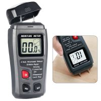 【hot】㍿♕  Digital Wood Moisture Damp Tester Handheld Hygrometer Lumber Detector EMT01 with Display