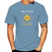 Men Proton Positive Science Physics T Shirts Pure Cotton Clothes Vintage Classic Crewneck Tee Shirt Plus Size T Shirt XS-6XL