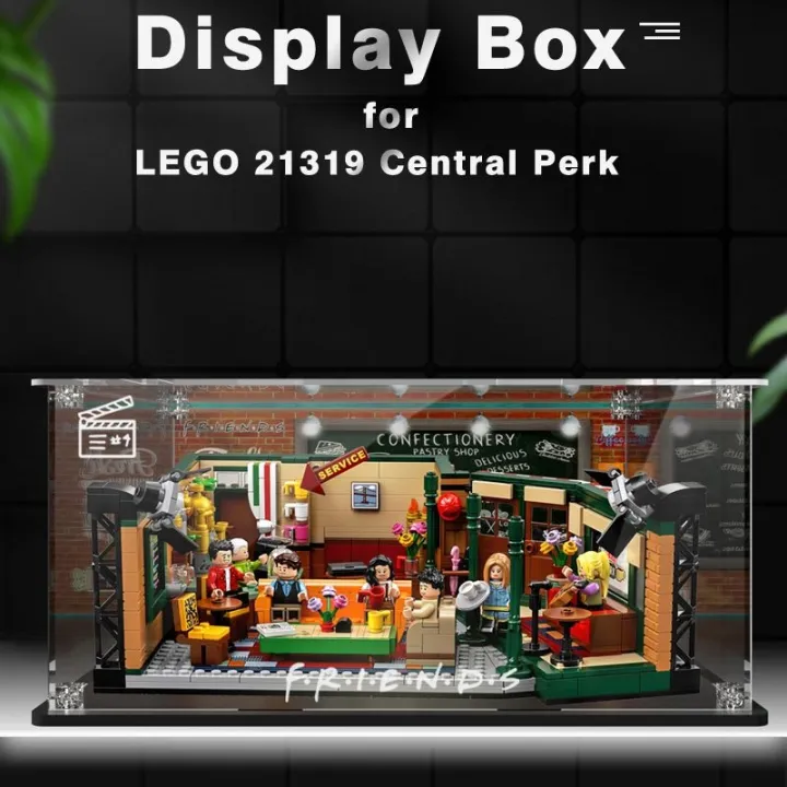 Acrylic Display Box for lego Central Perk Showcase Friends Cafe 21319