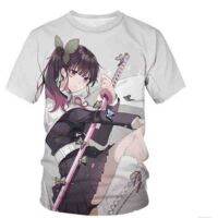 new Anime Tops Demon Slayer Kids T-shirt Short Sleeve 3D Graphic Tanjirou Nezuko Boy Girl Children High Quality Tee Shir