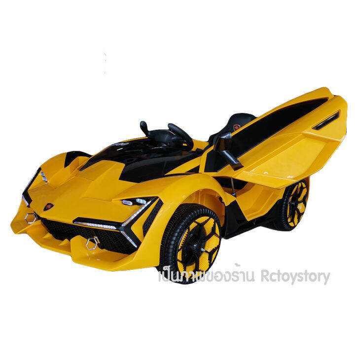 rctoystory-รถแบตเตอรี่-เด็กนั่ง-ทรงรถสปอร์ต-รถlamborghini-รถแลมโบร์กินี-ประตูปีกนก-สวยหรู