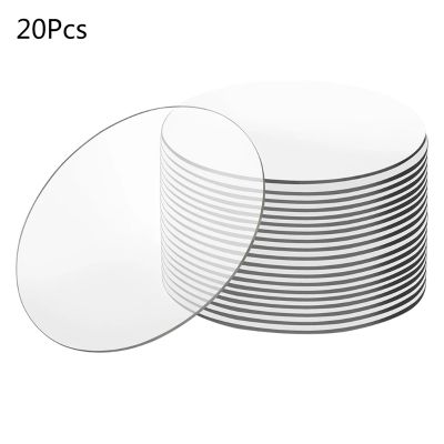(30pcslot) 5cm Clear Extruded Acrylic Circle Acrylic Pendants Wedding Discs Beads Plexiglass For picture frames 2mm Thickness