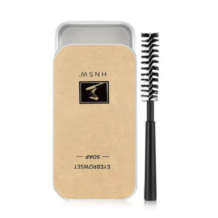 Waterproof Eyebrow Soap Sculpt Wax Fluffy Feathery Eyebrows Pomade Gel