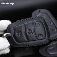 ﹍✑ For Cadillac 4 amp;5 Smart Key Case Cover Keychain For Cadillac Escalade ESV XTS ATS CTS SRX 6BT CT6 ATS-L XT5 BLS Key Leather Shell