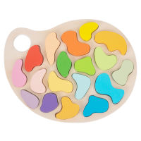 Color Matching Board Wooden Palette Toys For Children Preschool Montessori Early Education For Toddlers Baby Early Learning