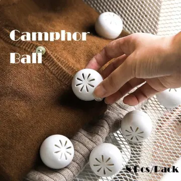 4pcs Camphor Ball Storage Box For Clothes Closet, Anti-mildew