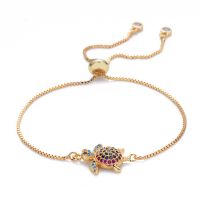 1PC Gift Women - Jewelry Dainty Rainbow Bracelet Turtle Adjustable