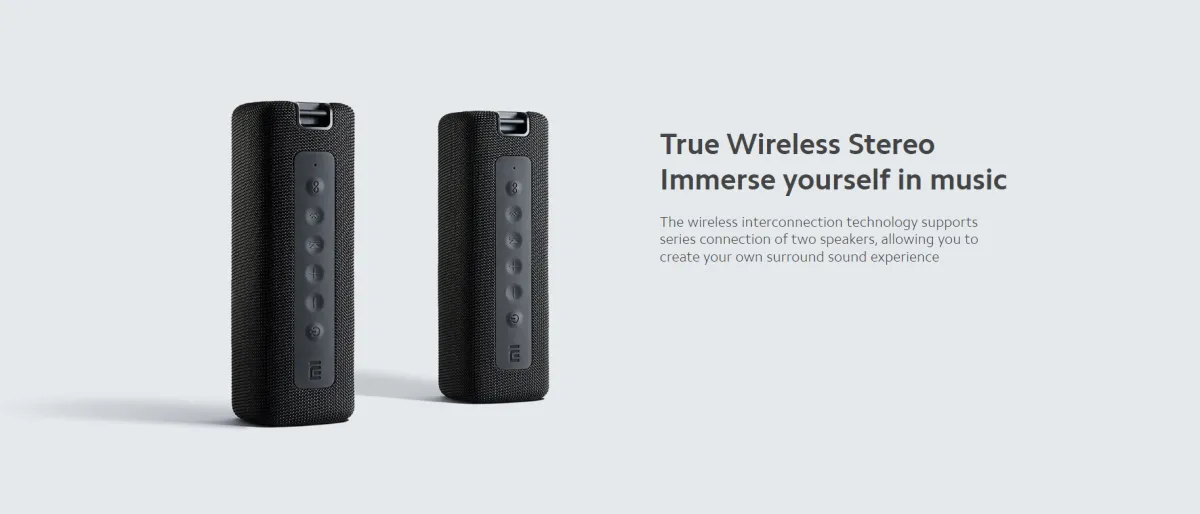 Xiaomi Mi Portable Bluetooth Speaker (16W) High-quality Sound IPX7 Waterproof Bluetooth 5.0