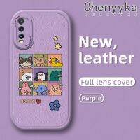 เคส Chenyyka สำหรับ Vivo Y20 Y20i Y20s Y12s Y20 2021 Y12a Y20S กรัม Y20T Y20S เมตร Y20S เคสรูปสัตว์น่ารักดีไซน์ใหม่รูปสัตว์บางนุ่มหนังซิลิกาเคสโทรศัพท์เจลฝาปิดเลนส์เต็มกล้องกันกระแทกเคสกันกระแทก