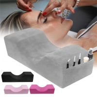 U Shape False Eyelash Grafting Beauty Pillow with Pocket Comfortable Neck Support Soft Memory Foam Eyelash Makeup Salon Pillow