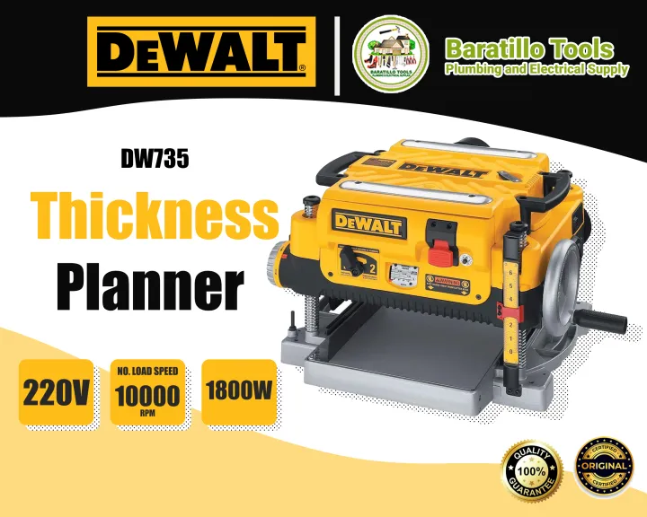 DEWALT THICKNESS PLANER DW735 1800W Lazada PH