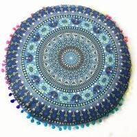 Sofa Cushion Round Cover Ottoman Boho Covers Подушка