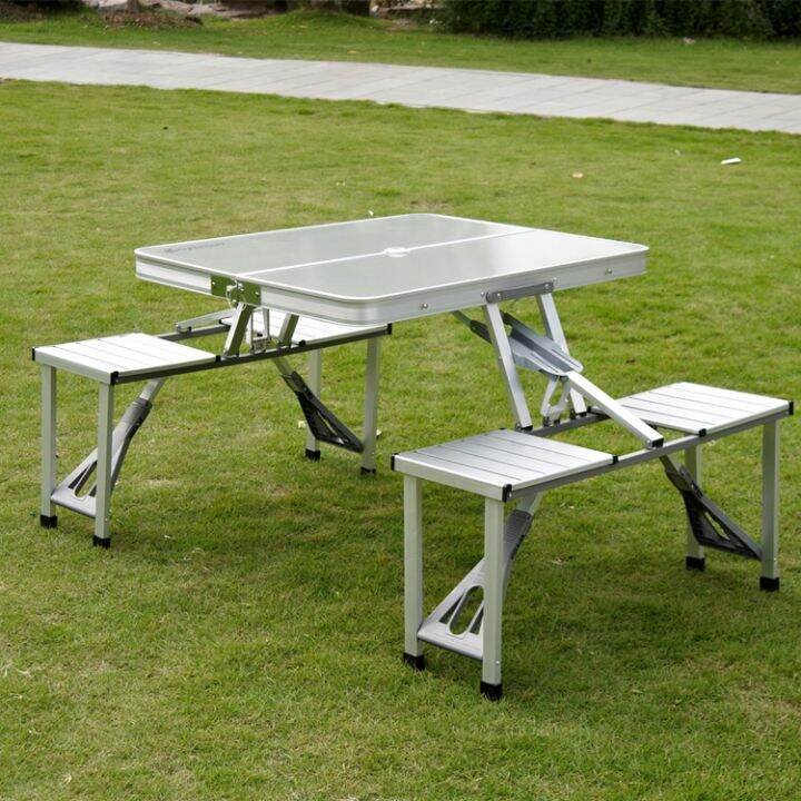 Portable Folding Picnic Table With Chair Set Table High Quality
