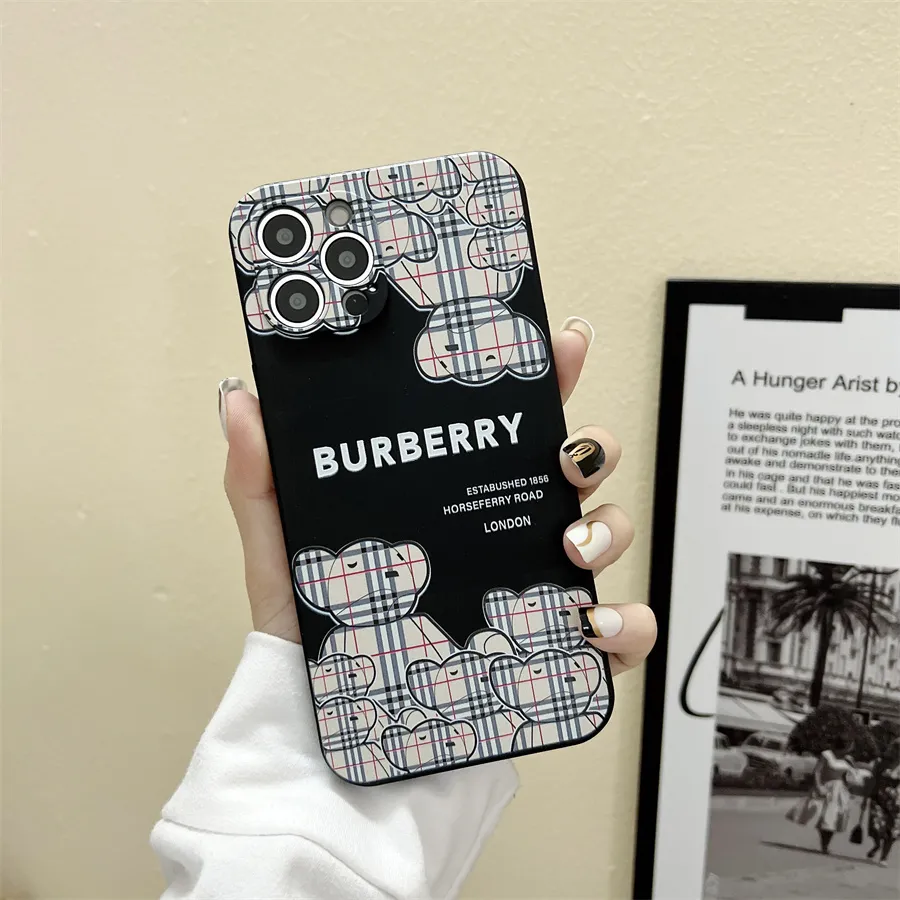 Burberry] Ốp điện Thoại Mềm Bảo Vệ Camera Cho Xiaomi Mi 12 11 Lite 5G NE