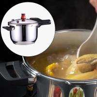 ][= 304 Stainless Steel Pressure Cooker Quickly Cooking With Safely Knob Rice Cooker Portable Multiftion For Household Outdoor