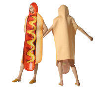 ? Popular Clothing Theme Store~ Halloween Party Costume Cos Hot Dog Jumpsuit Company Annual Party Bar Nightclub Ds Costume