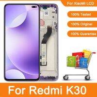 เครื่องอ่านพิกัดหน้าจอสัมผัส LCD สำหรับ Redmi K30 6.67นิ้วสำหรับ M1912G7BE K30 Redmi M1912G7BC อะไหล่ซ่อม LCD