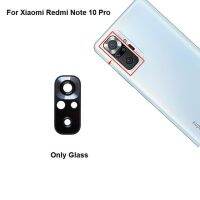 กาวพร้อมกาวสติ๊กเกอร์เลนส์กระจกกล้องด้านหลัง10ชิ้นสำหรับ Xiaomi Redmi Note 10 Pro 2021 M2101k6r M2101k6g