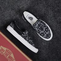 รองเท้าผ้าใบ พิมพ์ลาย The Vans Peace paisley สไตล์คลาสสิก สําหรับผู้ชาย และผู้หญิง -018 9138