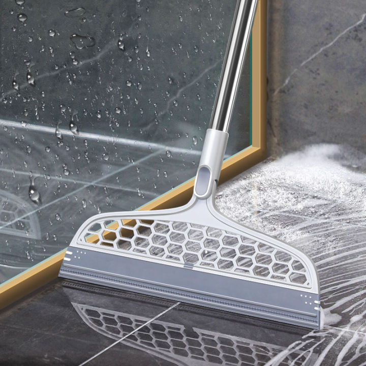 Silicone Magic Broom Floor Cleaning Squeegee Pet Hair Dust Brooms Silicone Floor Wiper Bathroom