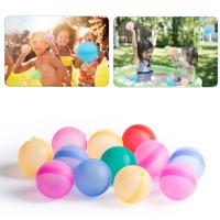 5 Pcs Kids Water Balls Magnetic Refillable Water Balloon Quick Fill Self Sealing Water Bomb Splash Balls for Kids Swimming Pool Balloons