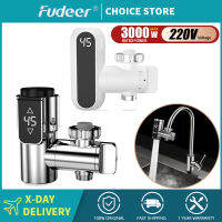 Fudeer น้ำร้อนไฟฟ้าแตะ Conector ก๊อกน้ำร้อนทันทีอะแดปเตอร์220โวลต์ติดตั้งฟรีเครื่องทำน้ำอุ่น Tankless 3400วัตต์