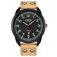 ⌚▧ Fashion Leather Band Watches Mens Sports Date Gifts Watch