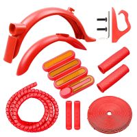 Coloured Mudguard Kit for Xiaomi M365 1S Pro 2 Scooter Fender Line Tube Anti-Collision Strip Handlebar Grip