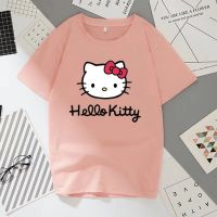 เสื้อทีเชิร์ตขายดี เสื้อยืดคอกลมแฟชั่น เสื้อยอดฮิตลาย hello kitty เสื้อแขนสั้น เสื่อคู่รัก เสื้ัอกีฬาเสื้อออกกำลังกาย เสื้อแขนสั้นใส่ได้ทั้งผู้หญิงและชาย ลาย hello kittyแฟชั่น เสื้อผ้าแฟชั่นนานาชาติ