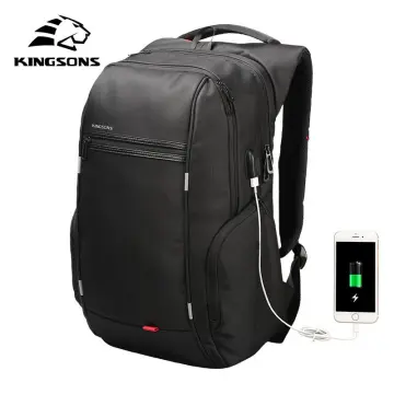 Kingsons USB Charge Business Fashion Waterproof 15 17 Notebook