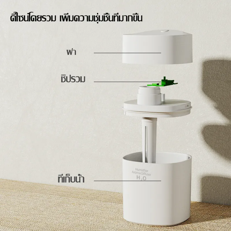 【พร้อมจัดส่ง】Air Humidifier K5 220ML เครื่องอโรม่า เครื่องฟอกอากาศพกพา