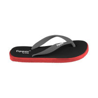 Wide Fipper Uni Black Red Gray Flip Flops