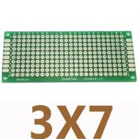 【▼Hot Sales▼】 Electroni Shop 5ชิ้น/ล็อต3 X7cm Pcb สองด้าน3*7 Proto บอร์ดสำหรับ Arduino