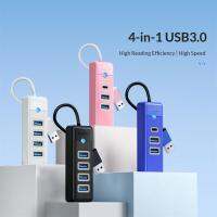 RYRA 5Gbps USB 3.0 Hub High Speed Multi Splitter 4พอร์ต OTG Adapter Mutifunctional Extender Expansion Dock อุปกรณ์เสริมคอมพิวเตอร์