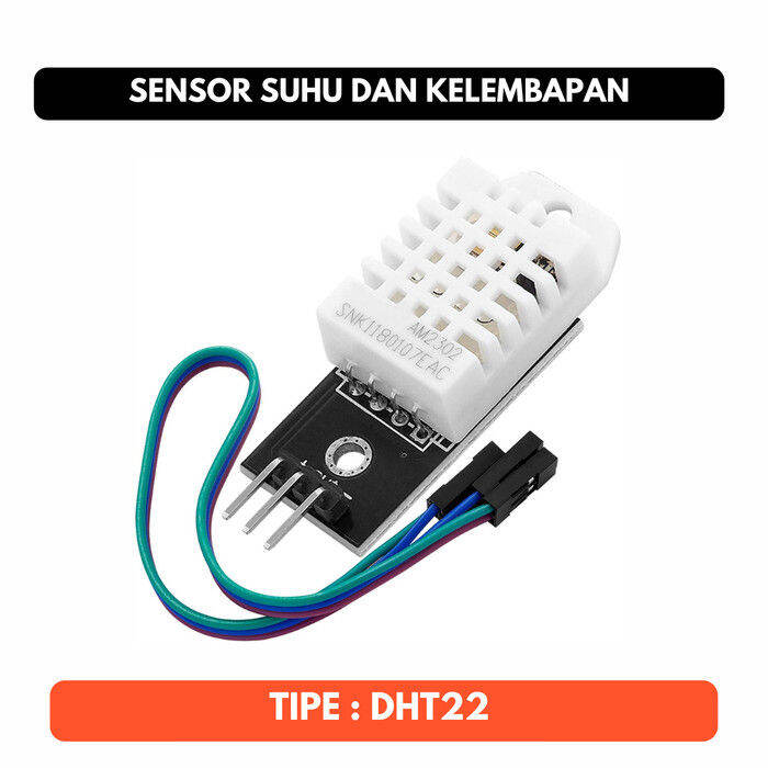 Sensor DHT22 DHT-22 Suhu Kelembapan Kelembaban Temperature Humidity ...