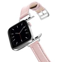 [L.W.F ร้อน] ✕ↂ♕สายรัดข้อมือแบบหนังแท้สำหรับ Apple Watch SE 7654,สายนาฬิกาอัจฉริยะ IWatch 3ขนาด42มม. 38มม. 44มม. 40มม. สำหรับธุรกิจ