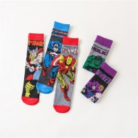 [Ready Stock] Ultimay Beautiful 1 Pair of Superhero Sock Long Socks Women Socks Men Stoking Stokin Muslimah 袜子