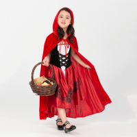 Lovely Little Red Riding Hood เครื่องแต่งกายสำหรับเด็กวัยหัดเดินสาวฮาโลวีนชุดเจ้าหญิงเด็กแฟนซีปาร์ตี้ Cosplay