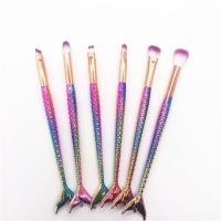 Makeup Brushes Kit Natural Tool Mermai Pencil Cosmetics Foundation Artist Mermaid Highlighter Face Set Of Bronzer Eyeshadow Lip