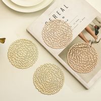 High-end MUJI pvc coasters table mats insulation mats household anti-scalding plate and bowl mats Nordic light luxury ins style decorative small coasters