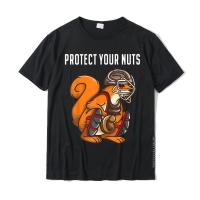 Funny Squirrel Lover Baseball Catcher Gift Animal T-Shirt Tops Shirt On Sale Casual Cotton MenS Tshirts Casual