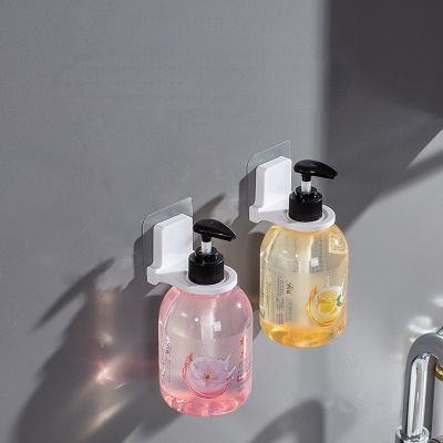 【CC】 New Shower Gel Shelf Hole Wall Hanging No Trace Hook Shampoo Bottle Storage Rack Shelves