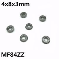 【CW】☂♗  10Pcs MF84ZZ 4x8x3 mm Flange Bearings Deep Groove MF84