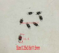 【LZ】 50pcs/lot 0.25x3.6x11.5mm  0.25mm wire Carbon steel  extension tension spring springs